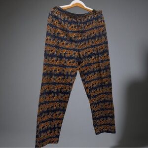 SCOOBY DOO HANNA-BARBERS PAJAMAS LOUNGERS LARGE COTTON NAVY PKTS DRAWSTRING